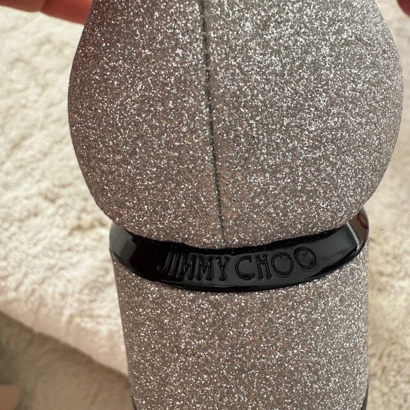 Jimmy Choo Glitter Mary Jane Pumps - Picture 5 of 9